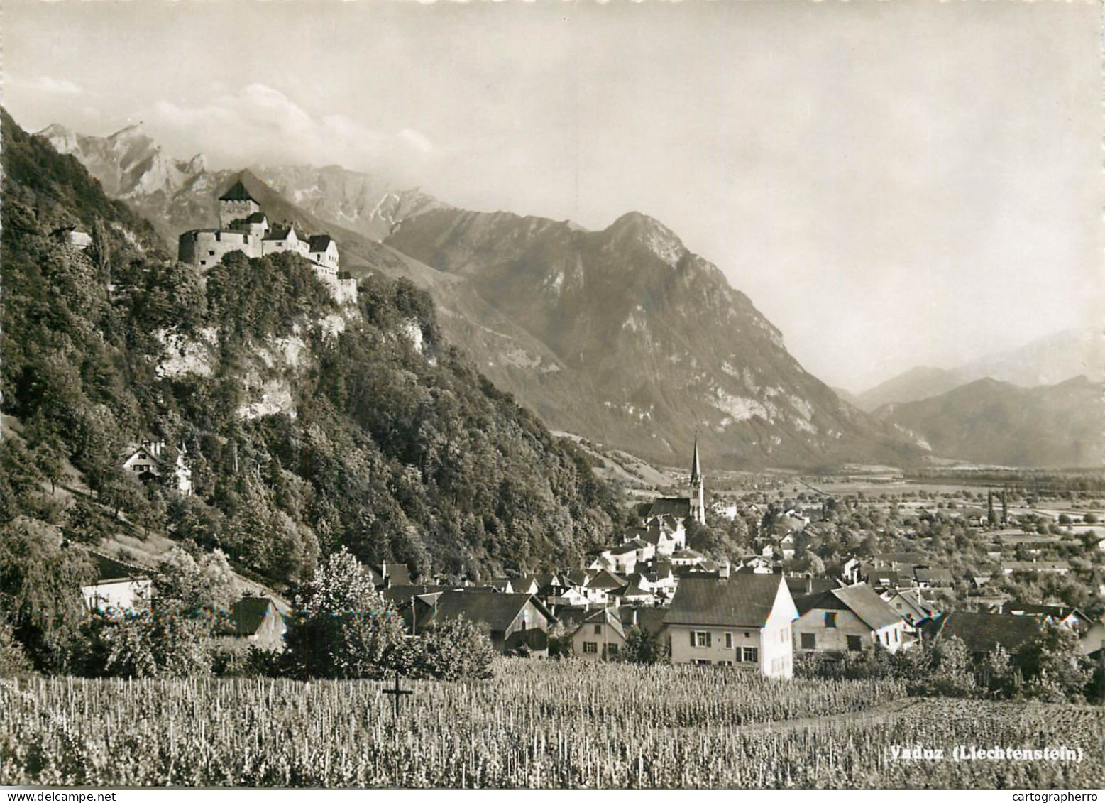 Postcard Liechtenstein Vaduz Castle - Liechtenstein