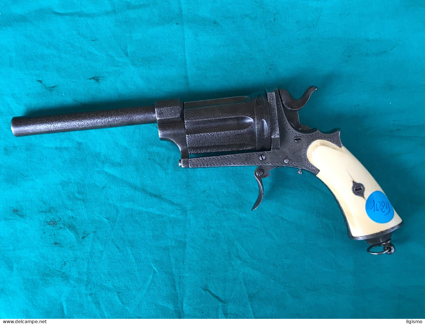 Rare Revolver Pepperbox Cal 380 (1029 A) - Armes Neutralisées