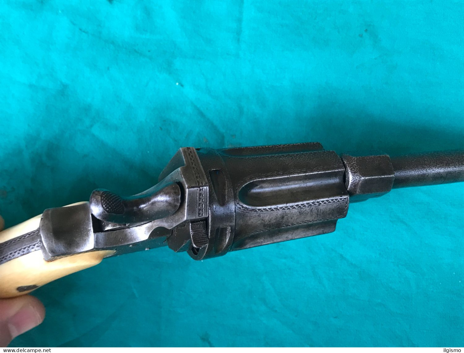 rare revolver pepperbox cal 380 (1029 A)