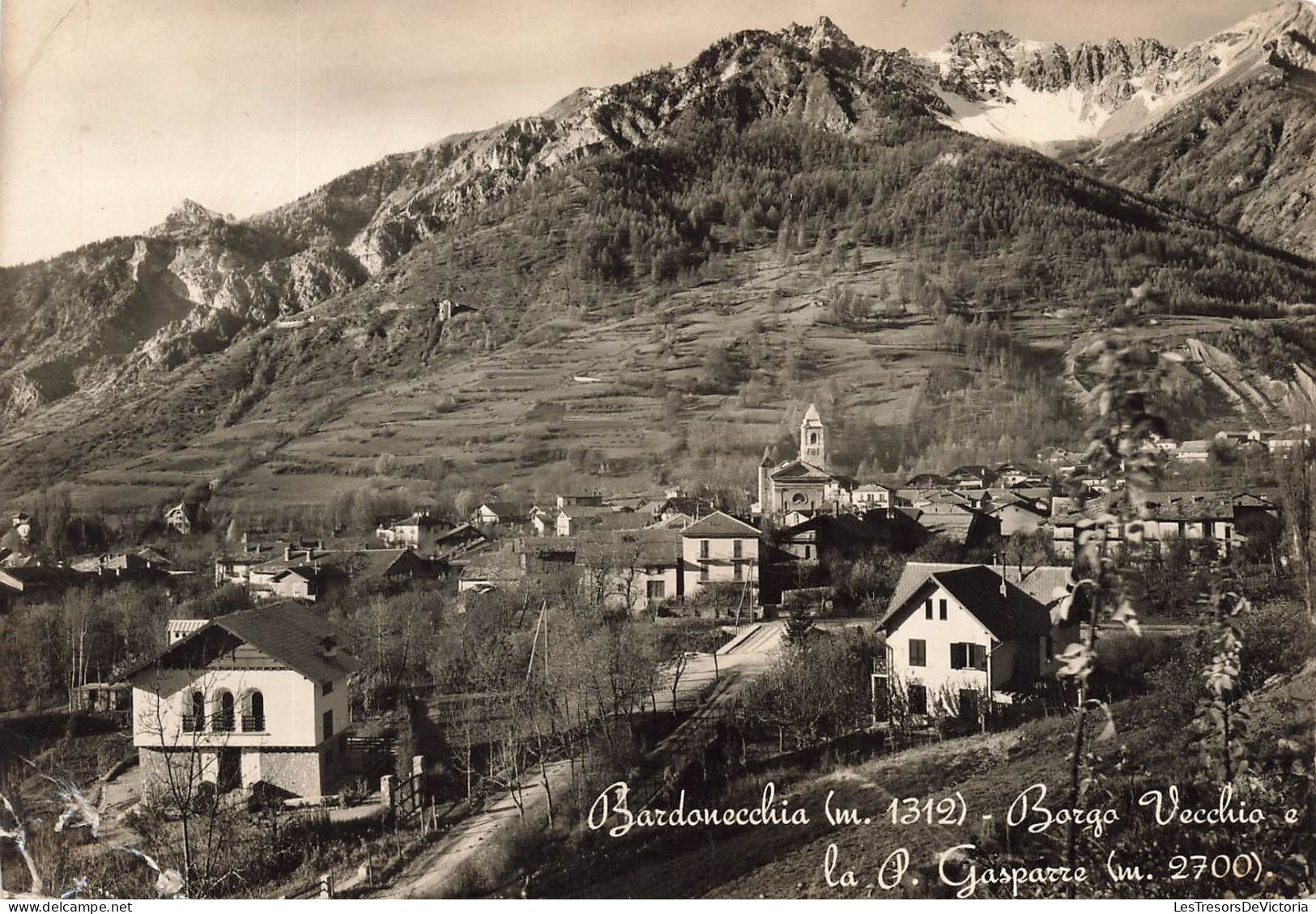 ITALIE - Bardonecchia - Borgo Vecchio E La P. Gasparre - Carte Postale - Other & Unclassified