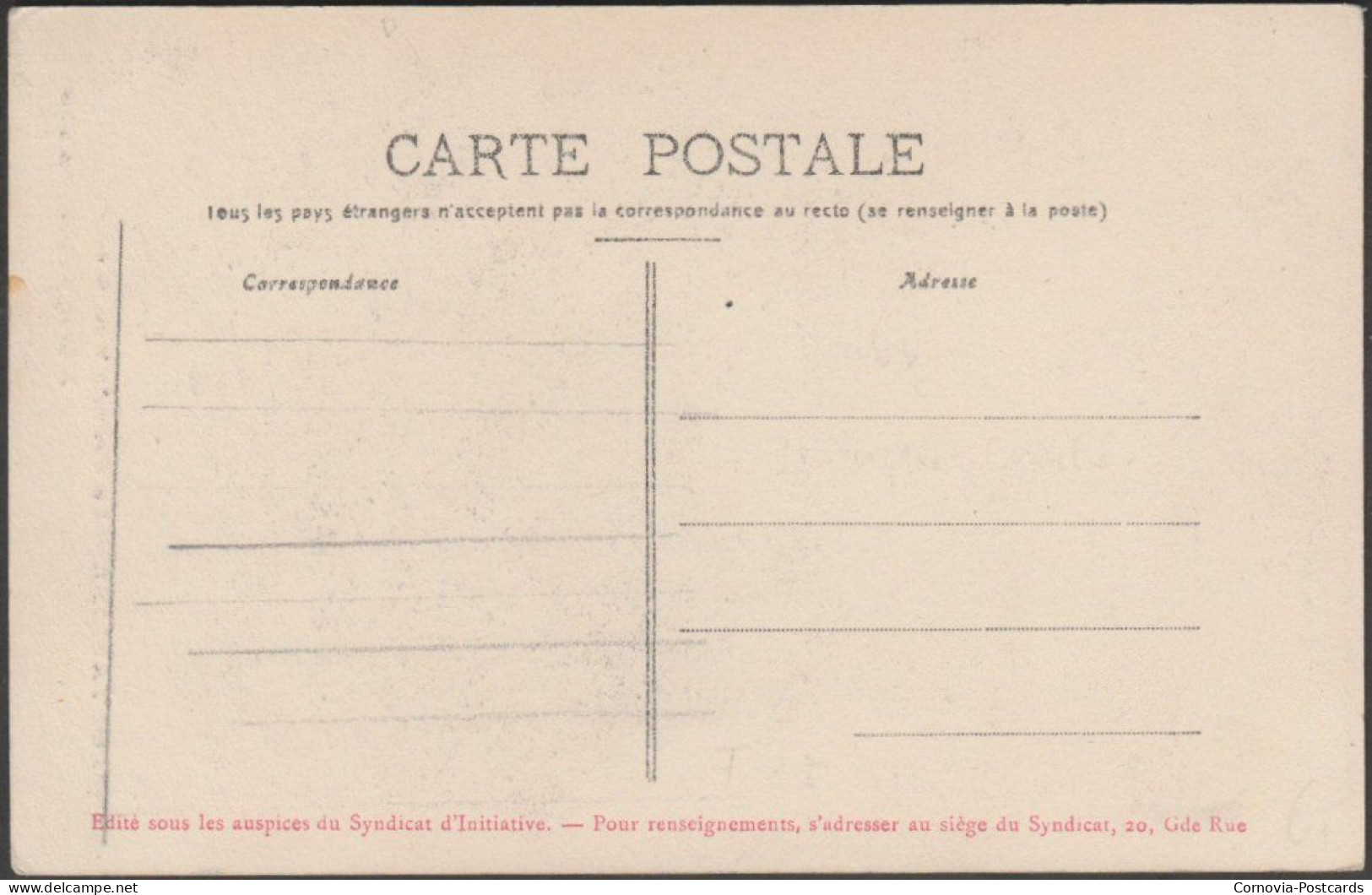 La Nuit, La Grande Rue, Pontarlier, C.1905-10 - Borel CPA - Pontarlier