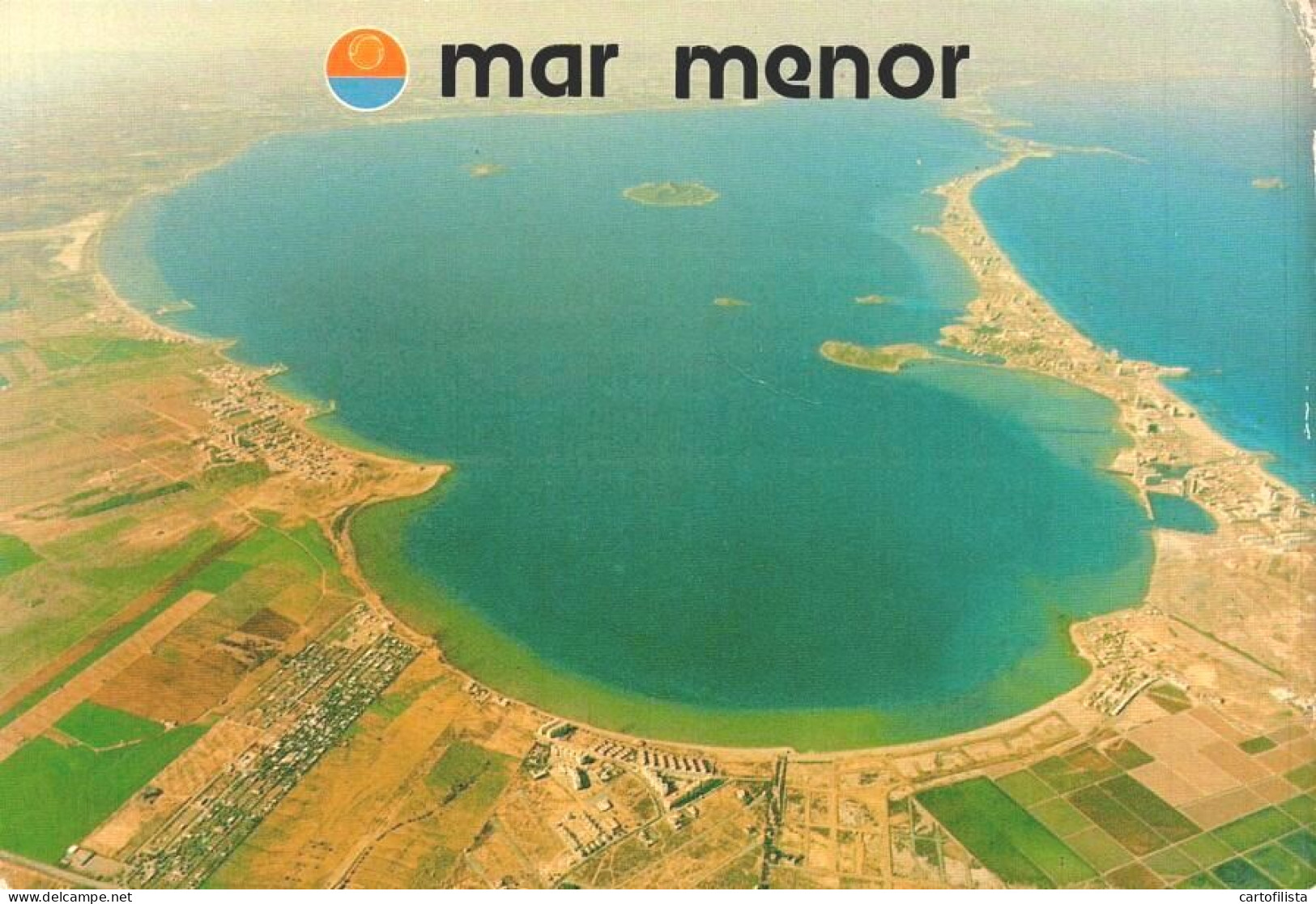 MAR MENOR, Murcia - Vista Aérea De La Manga   ( 2 Scans ) - Murcia