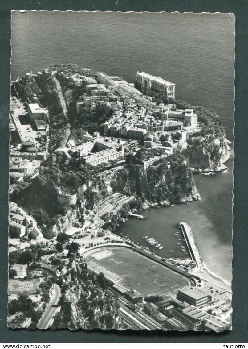 PRINCIPAUTE De MONACO : Vue Panoramique Sur Le Rocher - Photo Véritable - 1956 - Panoramic Views