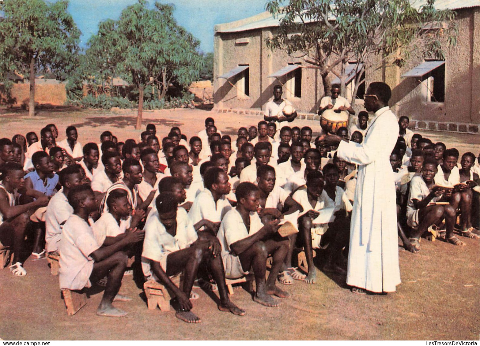 AFRIQUE - Les Africains Seront Convertis Par Des Africains - Animé - Colorisé - Carte Postale - Unclassified