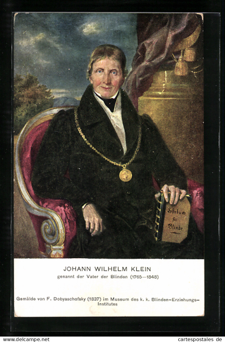 AK Johann Wilhelm Klein, Gennant Der Vater Der Blinden  - Santé
