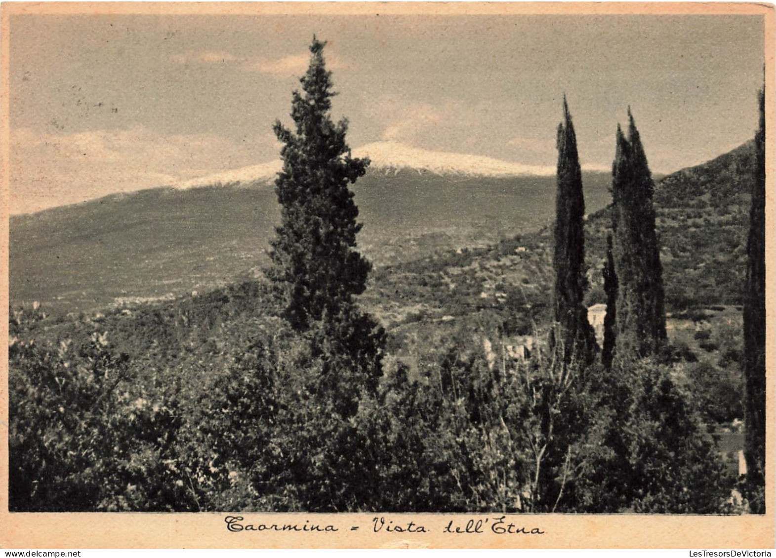 ITALIE - Taormina - Vista Dell'Etna - Vue Générale - Carte Postale Ancienne - Messina