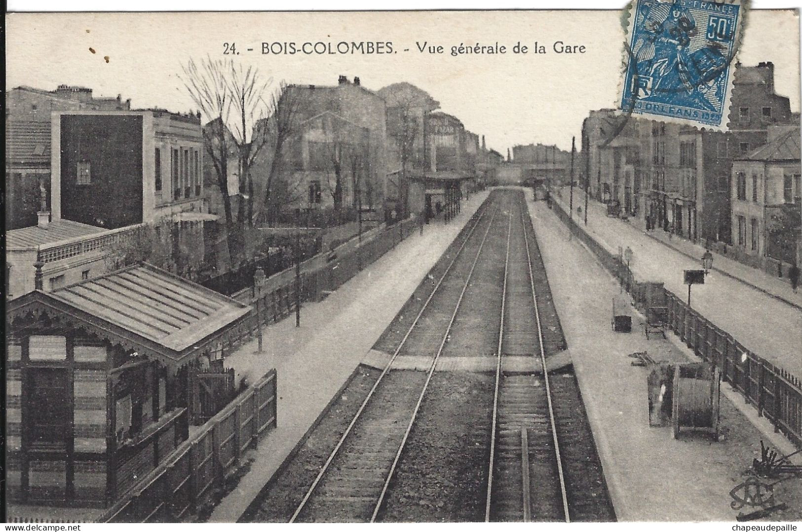 24 - Bois-Colombes - Vue  Général De La Gare - Autres & Non Classés