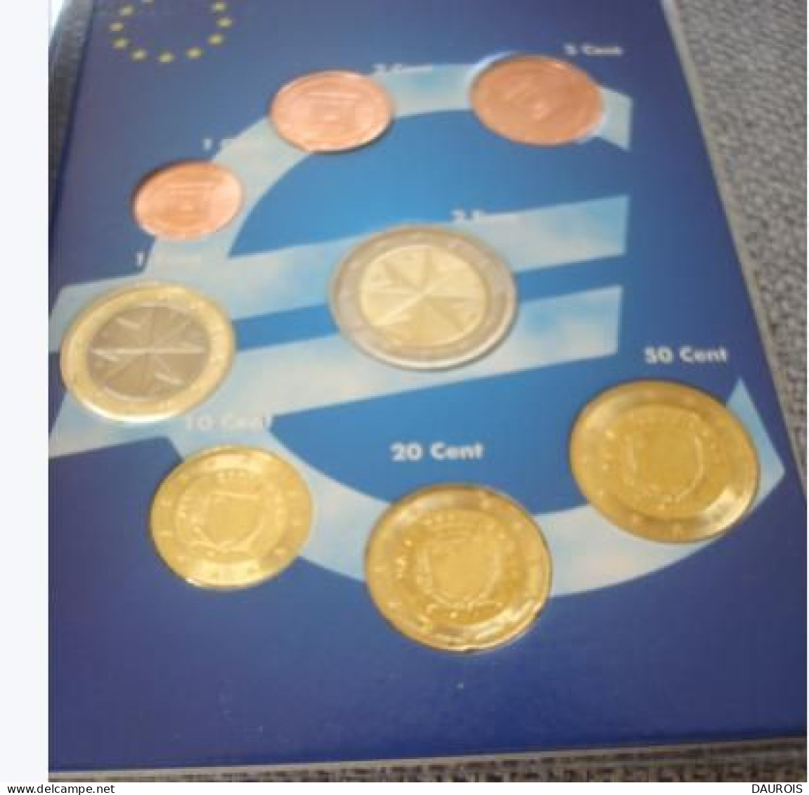 Ce Set EURO Malte 2008 - Tous Frappés D'un F ( DONC Par La Monnaie De Paris) Dans L'étoile à 30 Minutes - Malta