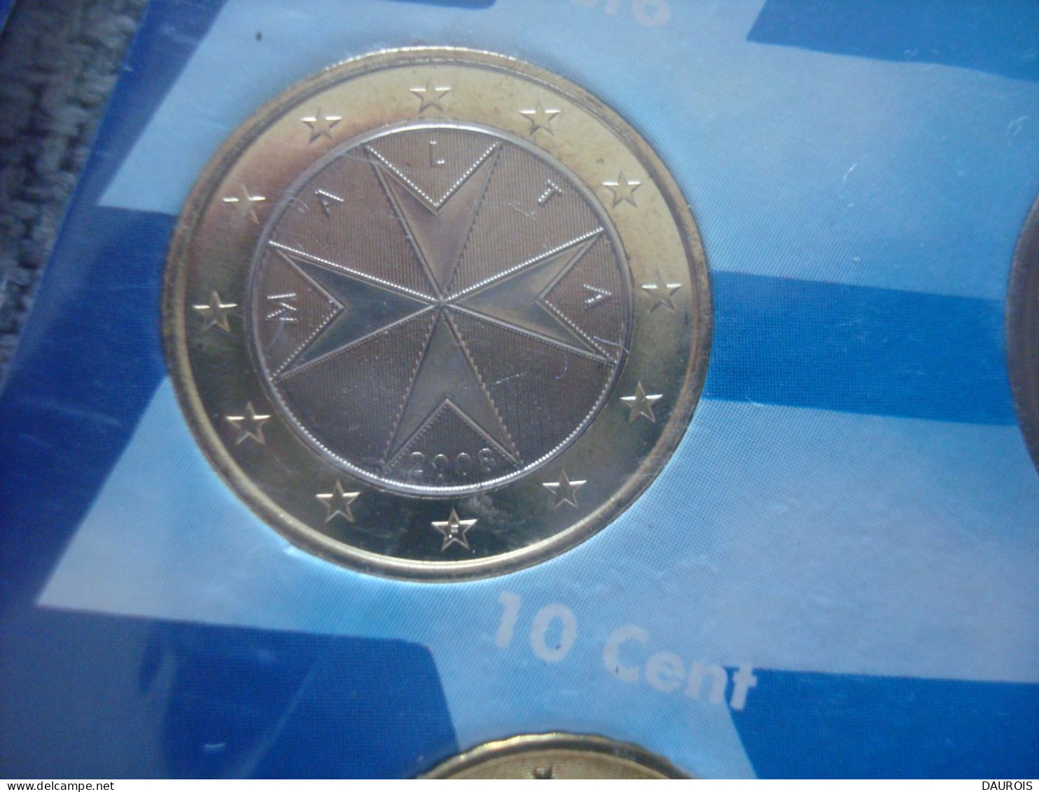 Ce Set EURO Malte 2008 - Tous Frappés D'un F ( DONC Par La Monnaie De Paris) Dans L'étoile à 30 Minutes - Malta