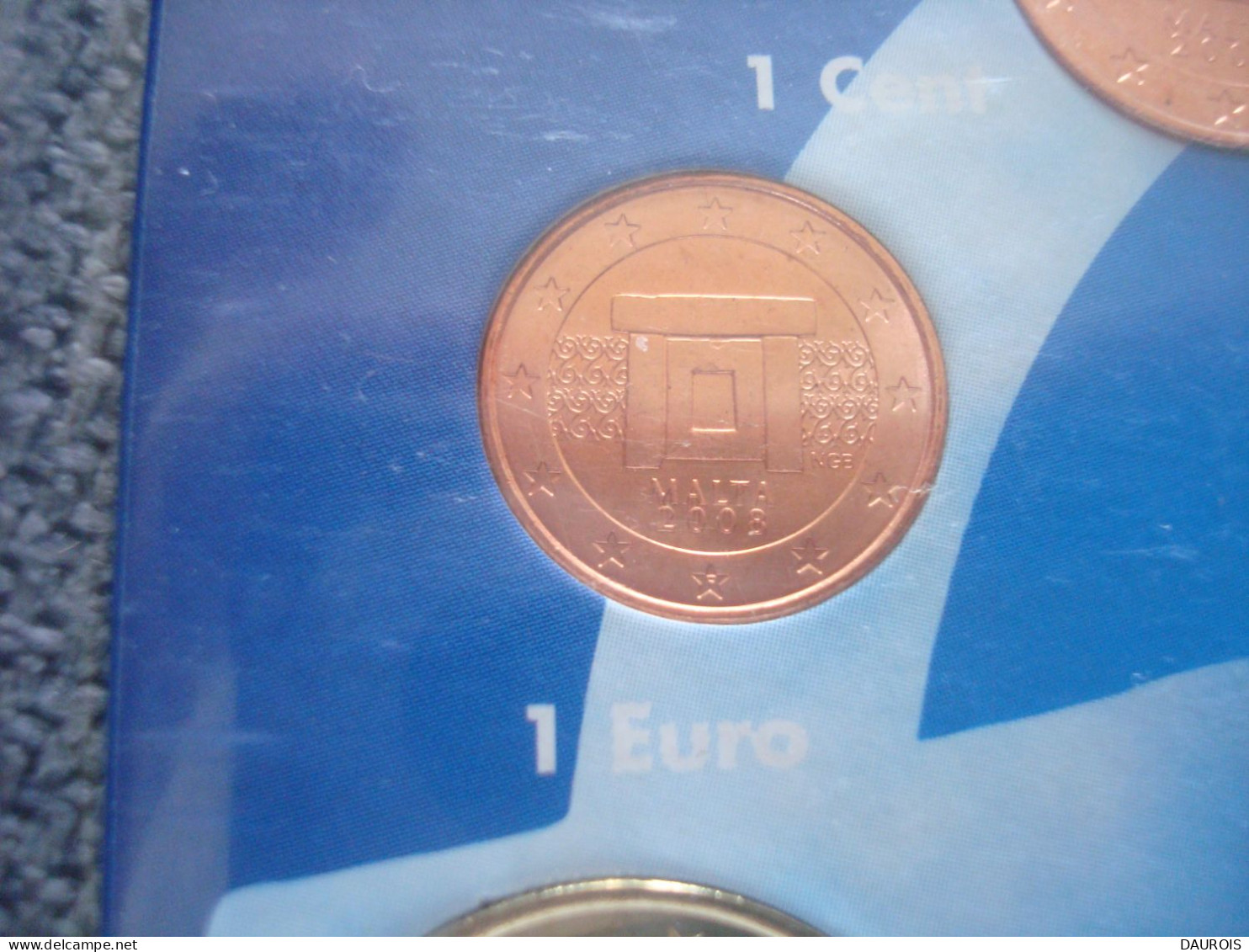 Ce set EURO Malte 2008 - Tous frappés d'un F ( DONC par la monnaie de Paris) dans l'étoile à 30 minutes