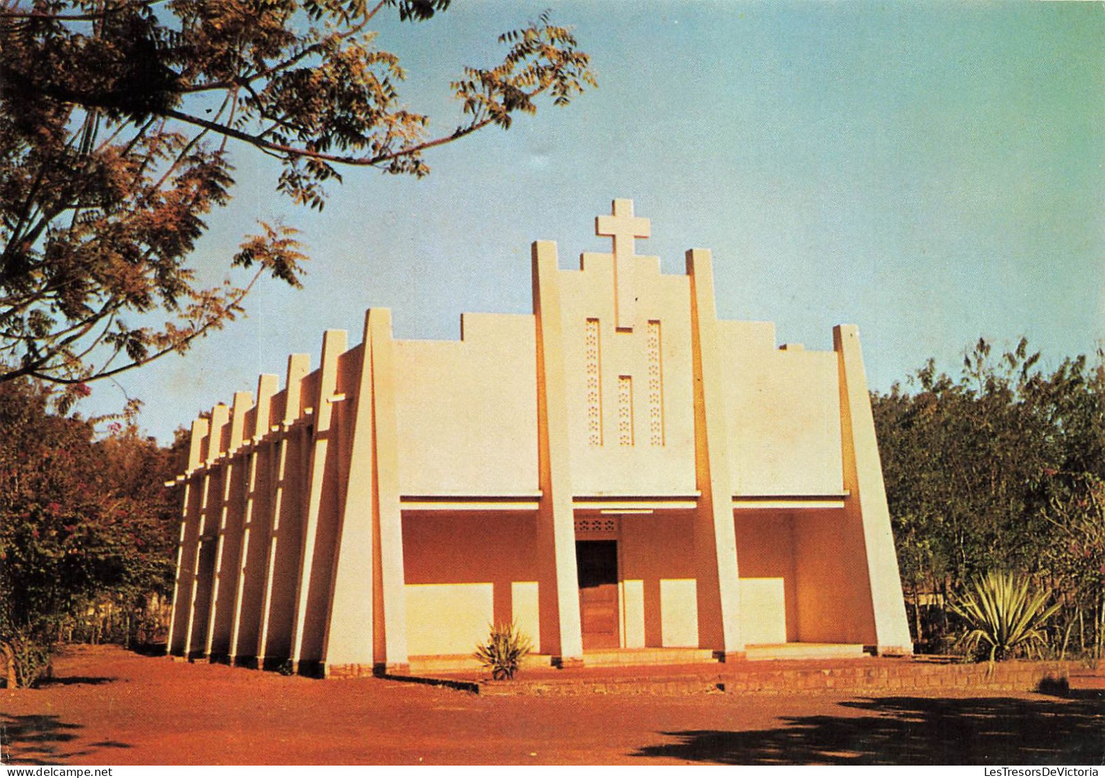 MALI - Sikasso - Vue Générale De La Cathédrale - Colorisé - Carte Postale - Mali