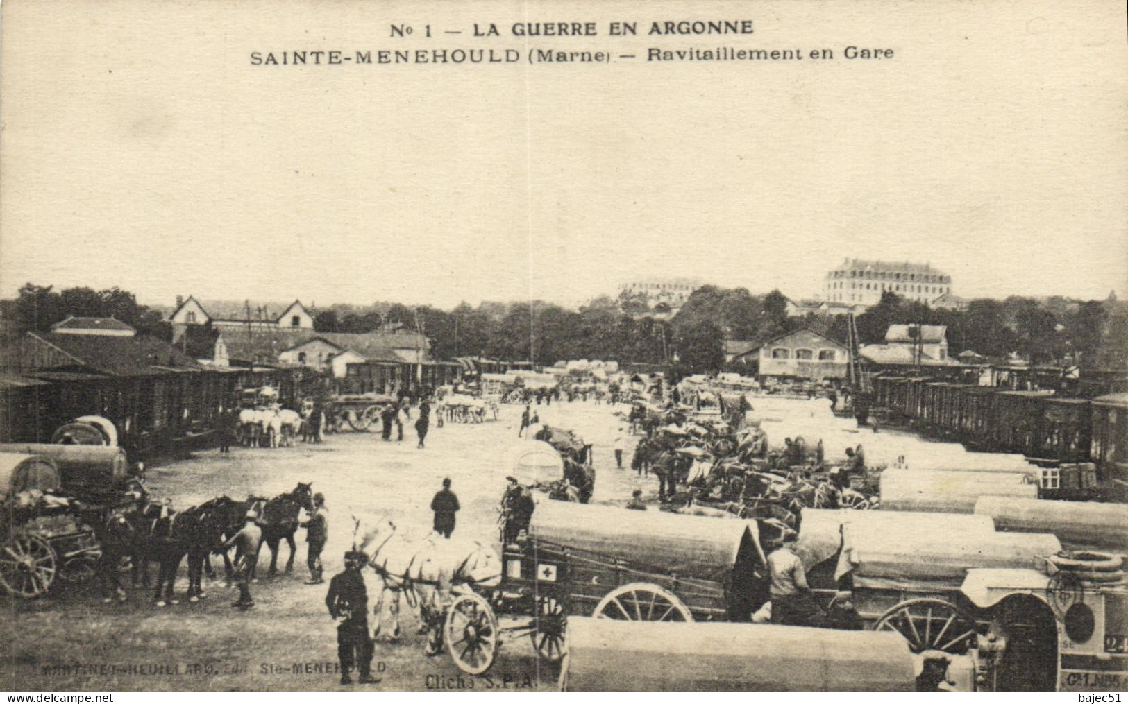 Sainte Ménehould - Ravitaillement En Gare "animés" - Sainte-Menehould