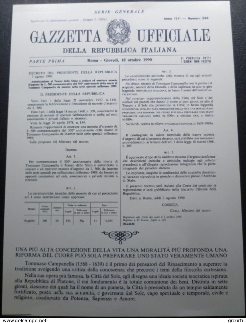 Italia - Serie Zecca Proof 1989 - 11 Valori - KM# PS6 - Gig# S.16/P - Mint Sets & Proof Sets