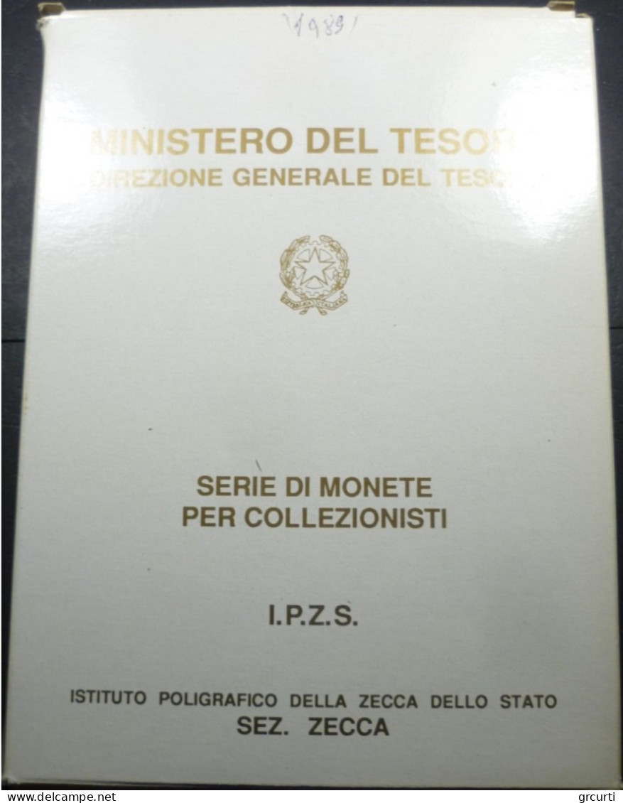 Italia - Serie Zecca Proof 1989 - 11 Valori - KM# PS6 - Gig# S.16/P - Mint Sets & Proof Sets