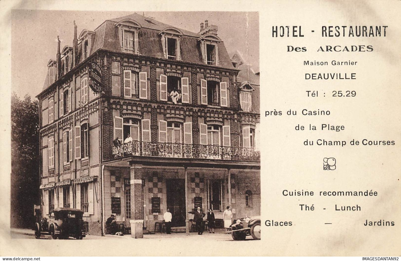 14 DEAUVILLE #FG57458 HOTEL RESTAURANT DES ARCADES MAISON GARNIER - Deauville