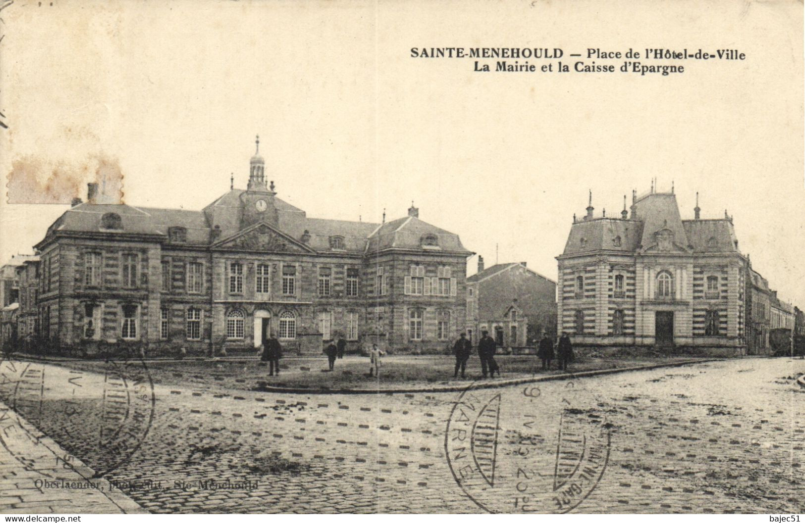 Sainte Ménehould - Place De L'hôtel De Ville - Sainte-Menehould