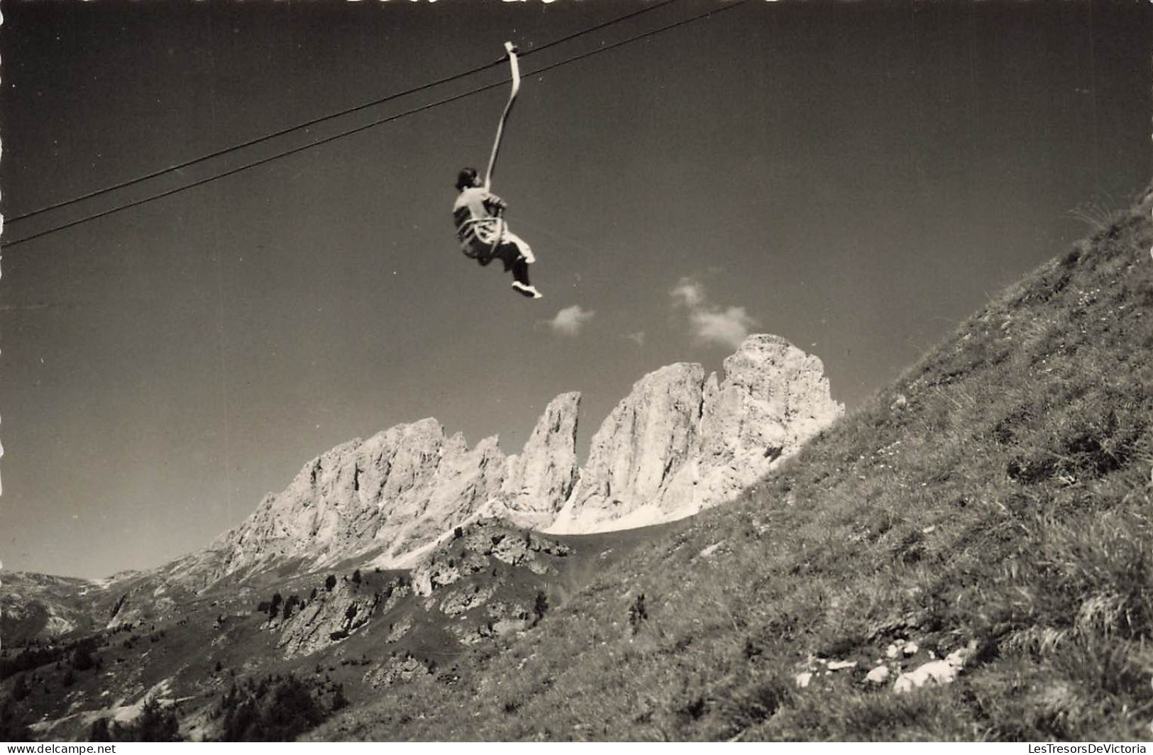 ITALIE - Seggiovia Campitello - Col Rodella Verso Il Sessolungo - Carte Postale - Trento