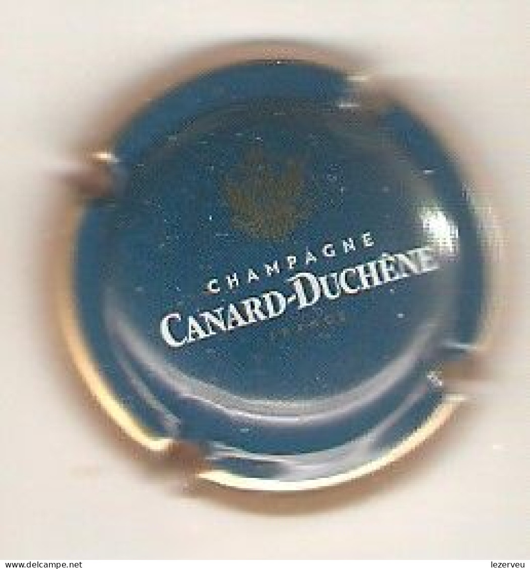 CAPSULE MUSELET CHAMPAGNE  CANARD DUCHENE BLEUE  CONTOUR DORE - Canard Duchêne