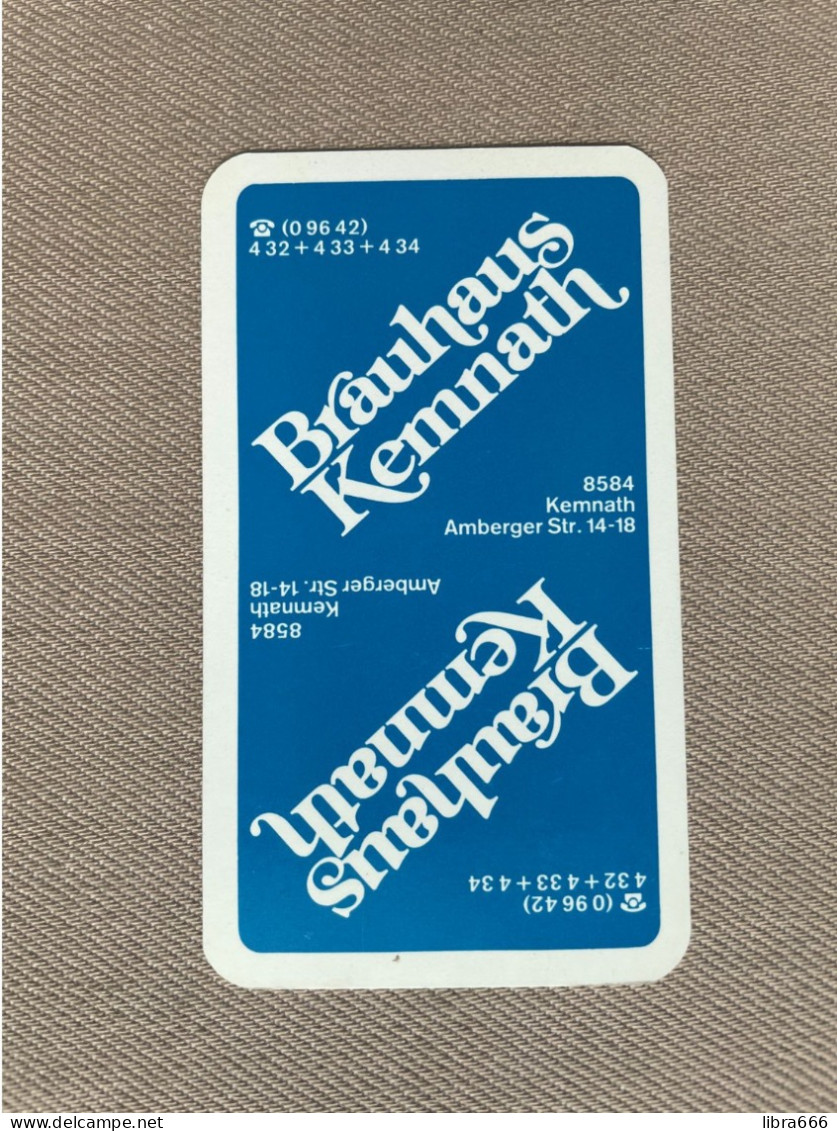 Speelkaart / Carte à Jouer - BRAUHAUS KEMNATH (Kemnath) GERMANY - Altri & Non Classificati
