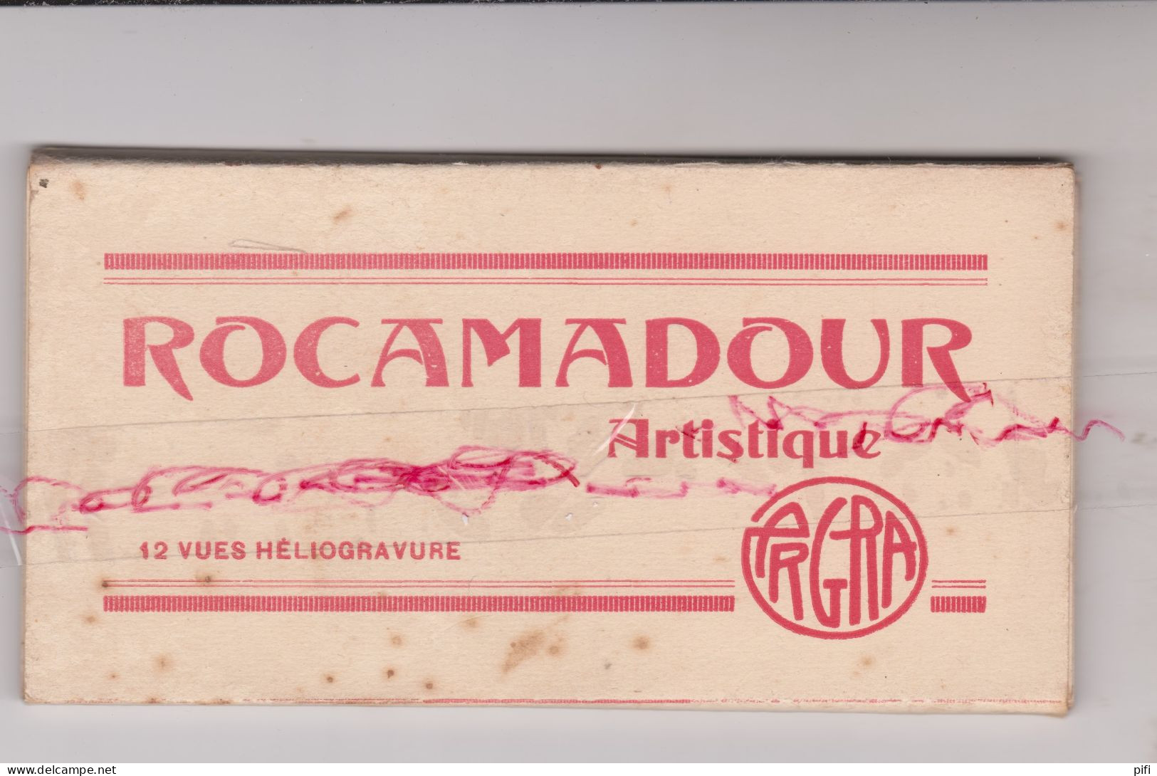 ROCAMADOUR Artistique Pochette De 12 Vues - Rocamadour