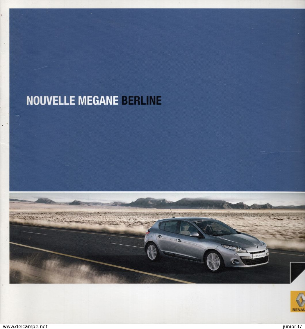 Dépliant Renault,  Nouvelle Mégane Berline 2009 - Werbung