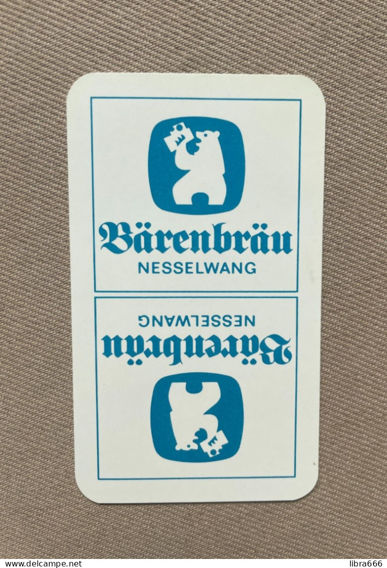 Speelkaart / Carte à Jouer - BÄRENBRÄU (Nesselwang) GERMANY - Autres & Non Classés