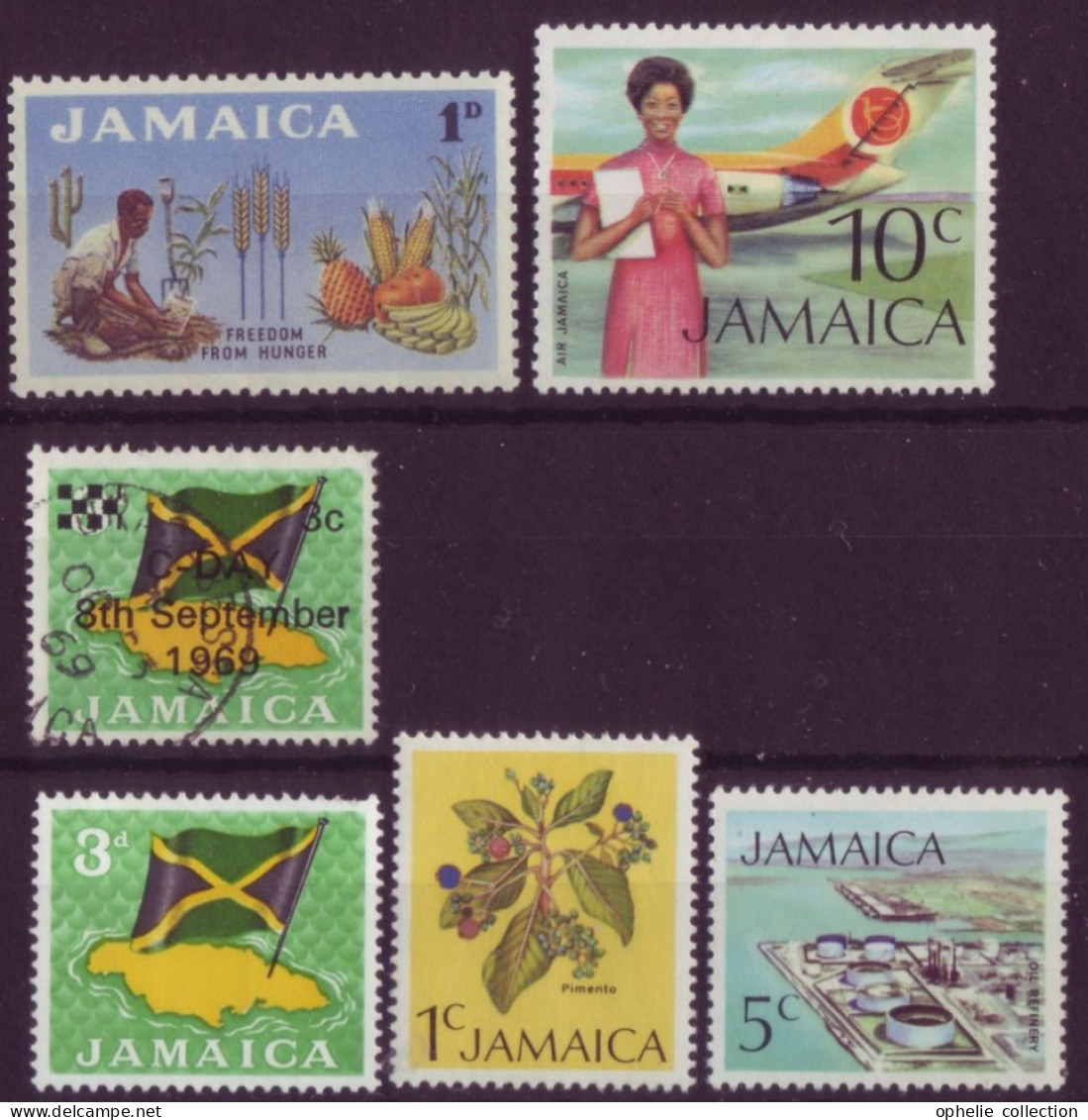 Amérique - Jamaïque - Lot De 6 Timbres Différents - 7399 - Jamaique (1962-...)