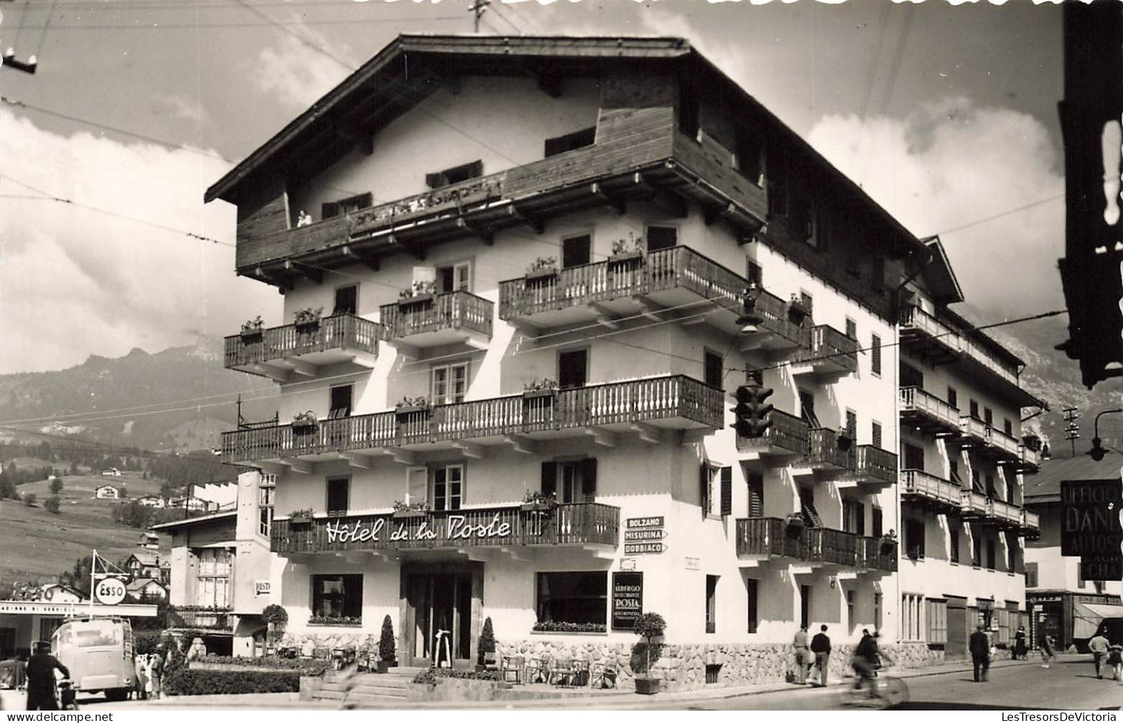 ITALIE - Dolomiti - Cortina D'Ampezzo - Hôtel De La Poste - Carte Postale - Belluno