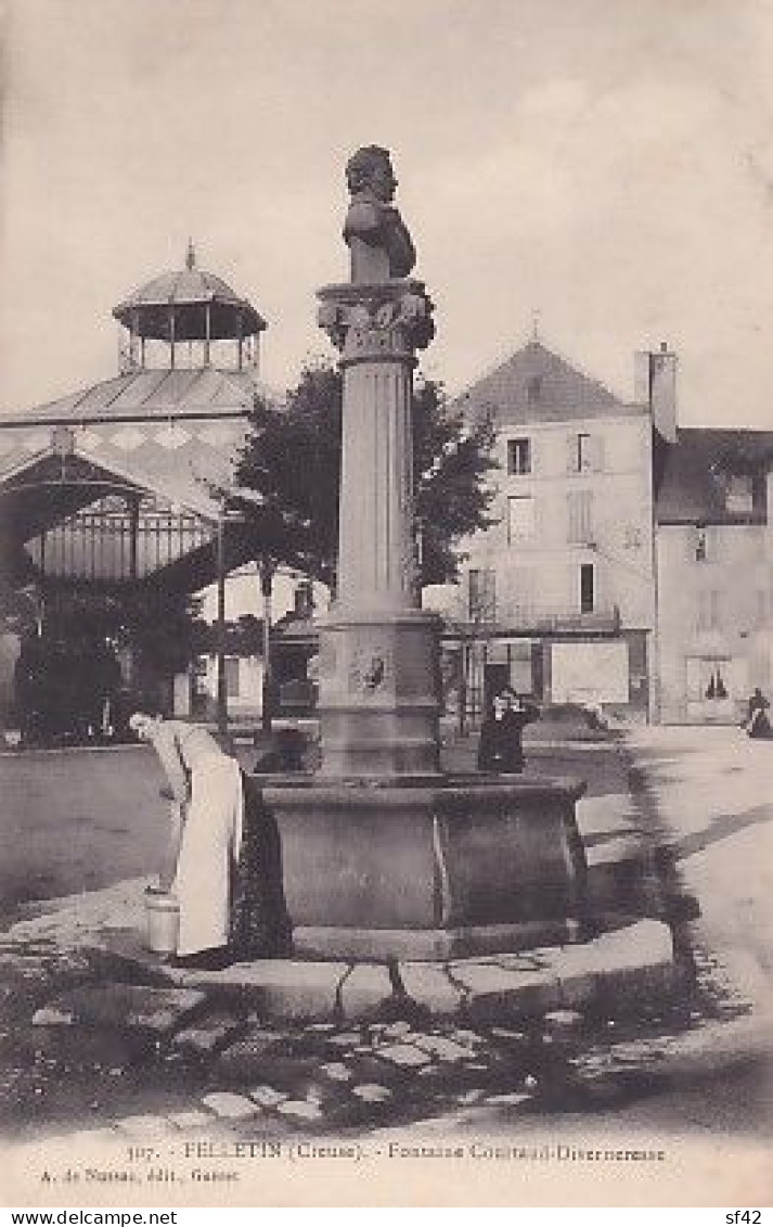 FELLETIN                       FONTAINE COURTAUD DIVERNERESSE - Felletin