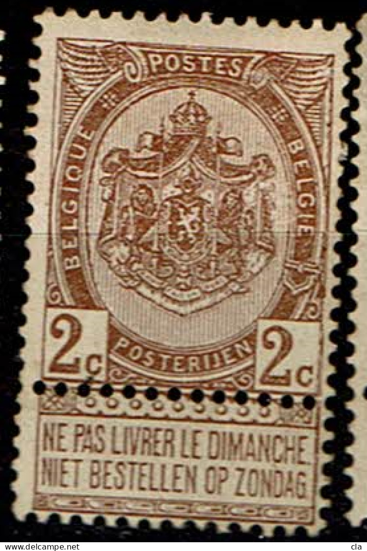 55  *  LV 24  Cadre Droit Déformé - 1893-1907 Wapenschild
