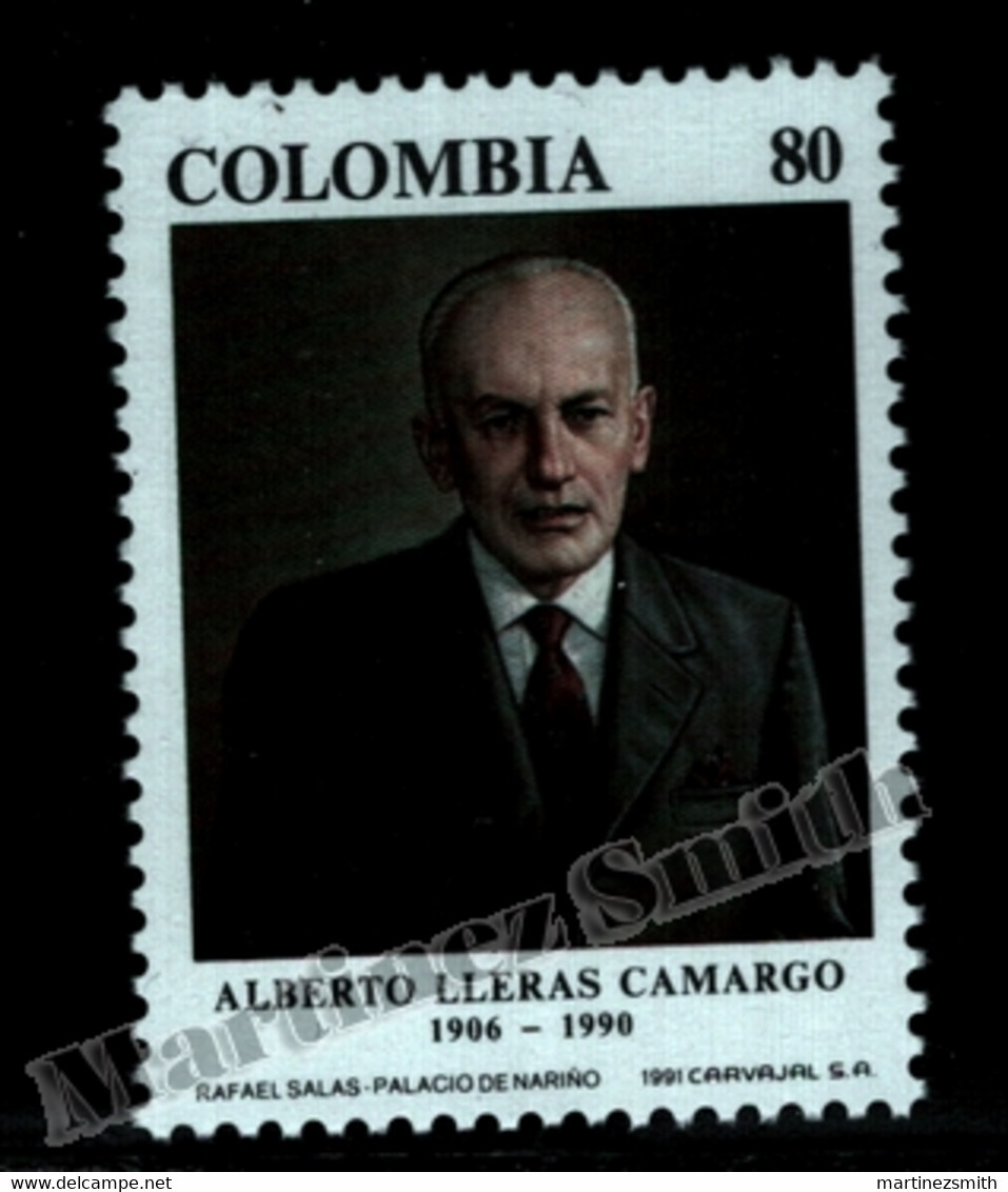 Colombie Colombia 1991 Yvert 973, Alberto Lleras Camargo, President - MNH - Colombie