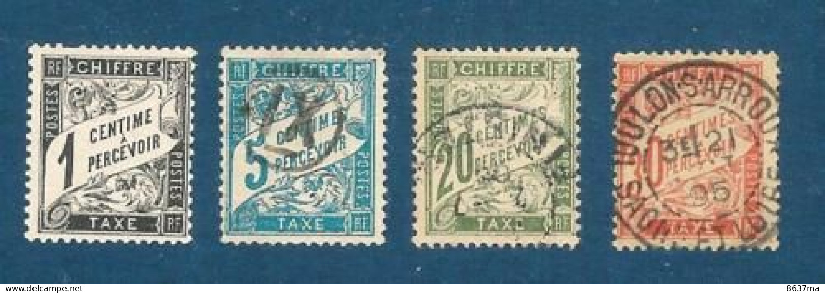 - Timbres-taxe - 1893-1935 - 1859-1959 Oblitérés