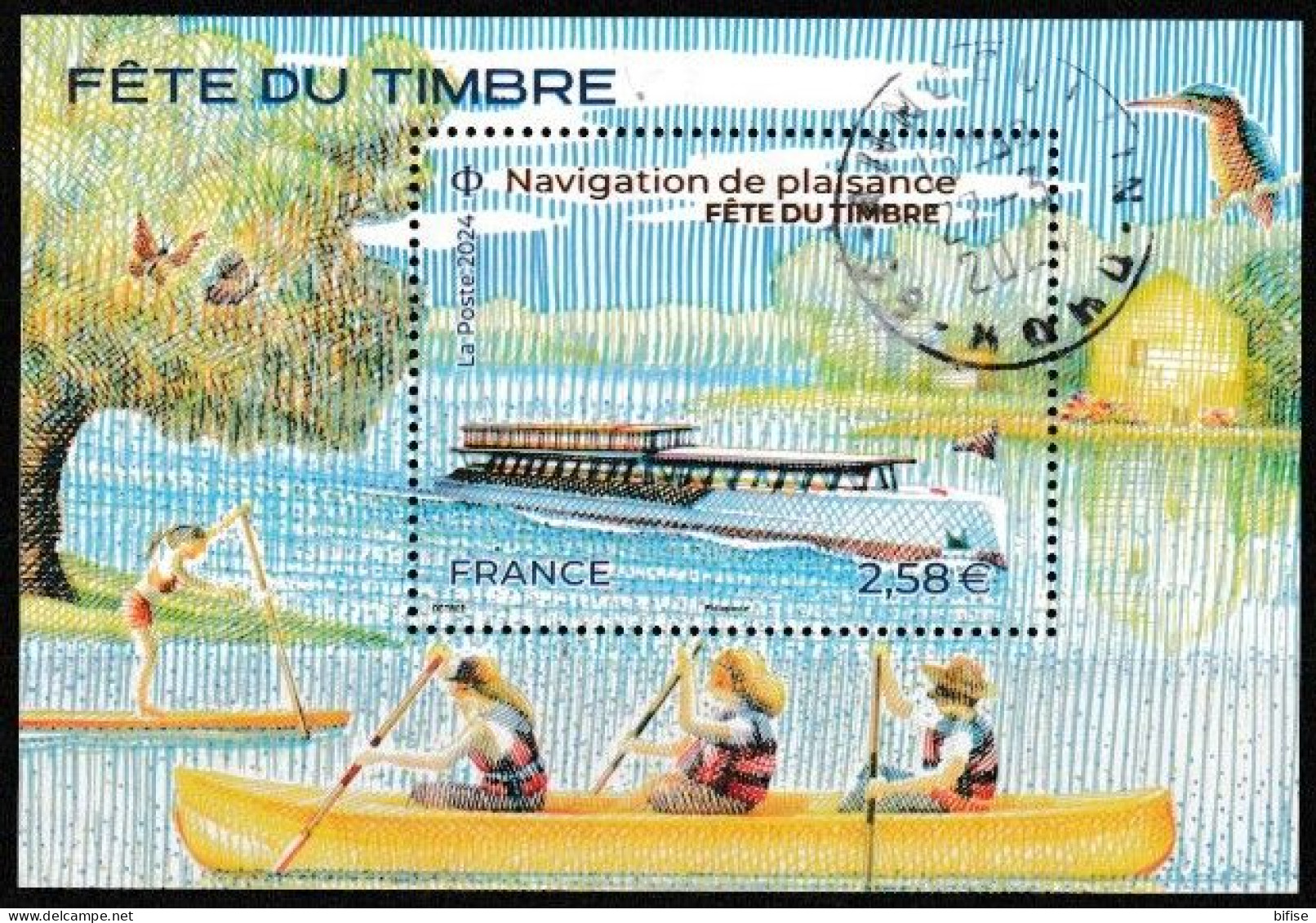 FRANCIA 2024 - Fête Du Timbre - Cachet Rond - Gebraucht
