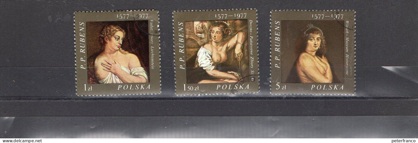 1977 Polonia - Dipinti Di Rubens - Rubens