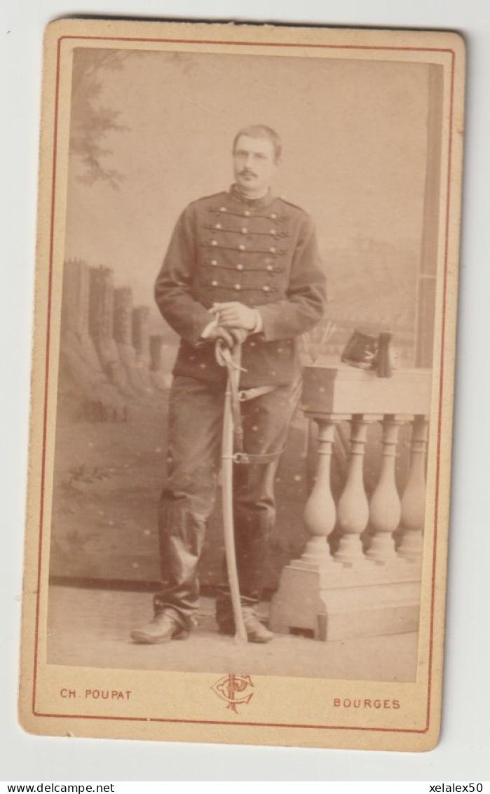 CDV Militaire Canonnier 37e Artillerie Bourges - Krieg, Militär