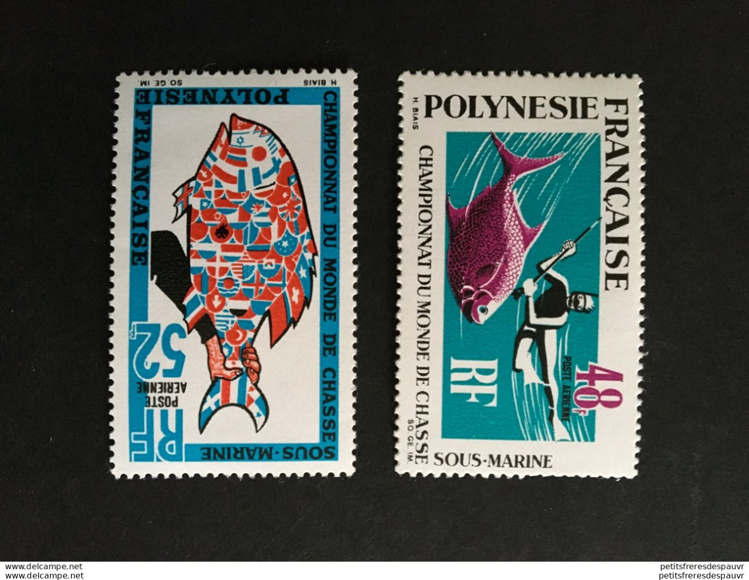 Polynésie 1969 PA 29 & 30- Neuf Avec Charnière MH * - Cote 107E - Neufs