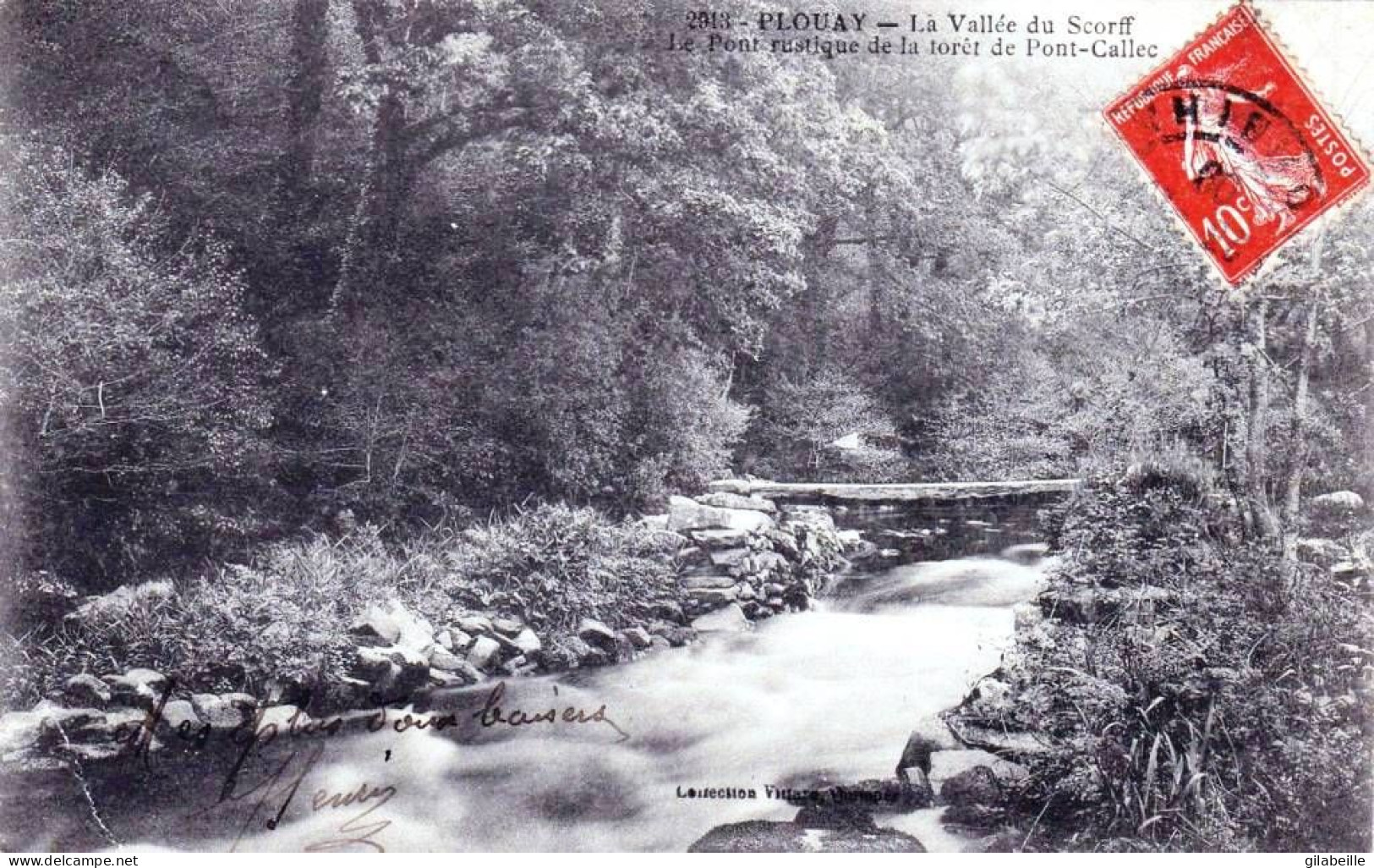 56 - Morbihan -  PLOUAY- La Vallée Du Scorff - Le Pont Rustique De La Foret De Pont Callec - Sonstige & Ohne Zuordnung