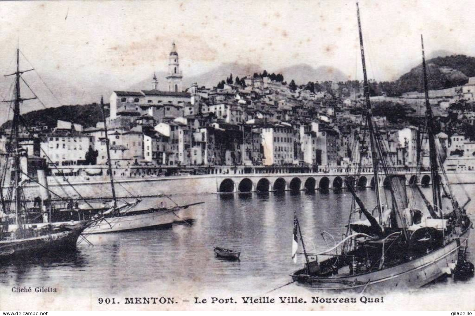 06 -  MENTON - Le Port - Vieille Ville - Nouveau Quai - Menton