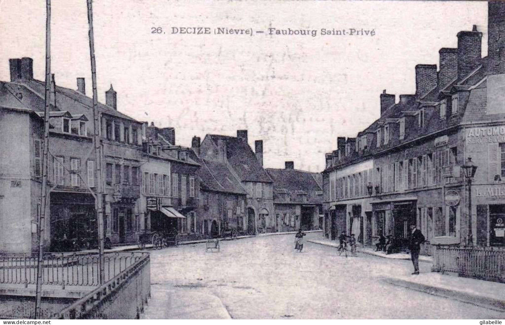 58 - Nievre - DECIZE -   Faubourg Saint Prive - Decize