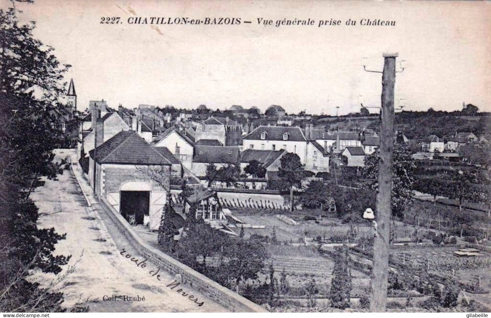 58 - Nievre - CHATILLON En BAZOIS - Vue Generale Prise Du Chateau - Chatillon En Bazois