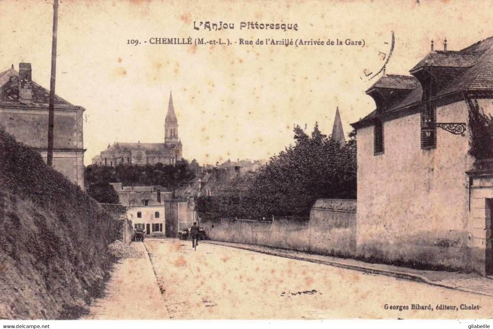 49 - Maine Et Loire - CHEMILLE -  Rue De L Arzillé - Arrivée De La Gare - Chemille