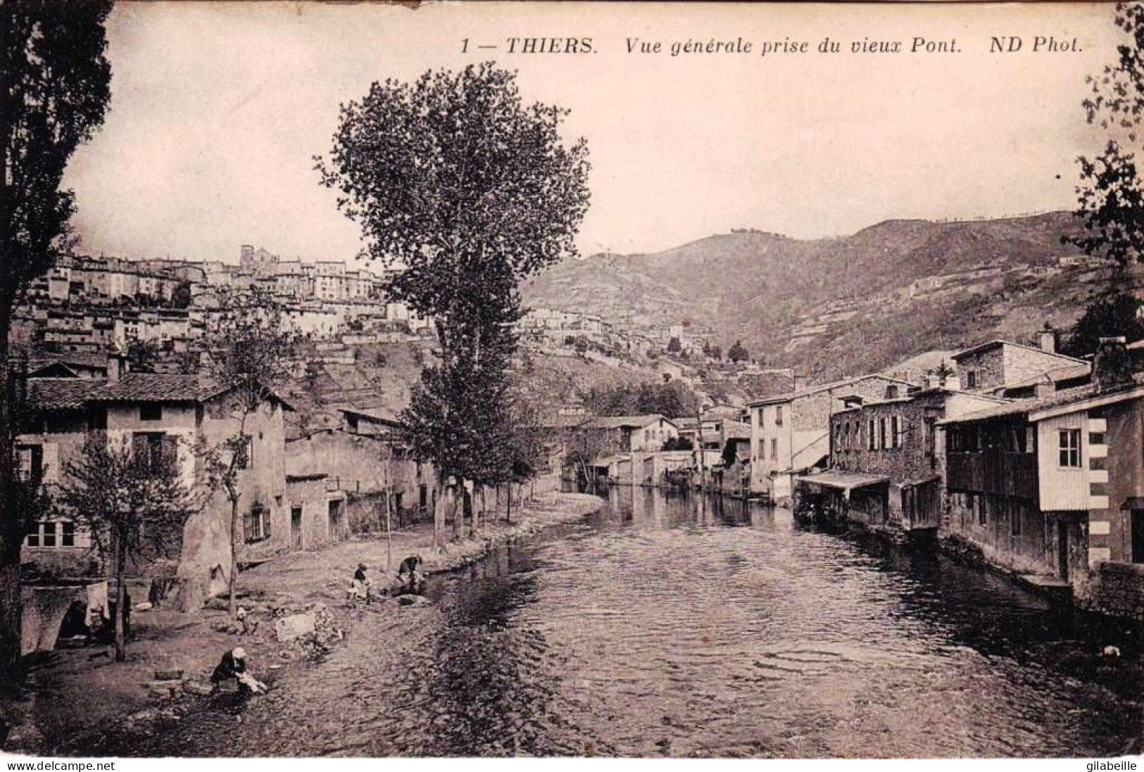63 - Puy De Dome -  THIERS  - Vue Generale Prise Du Vieux Pont - Thiers
