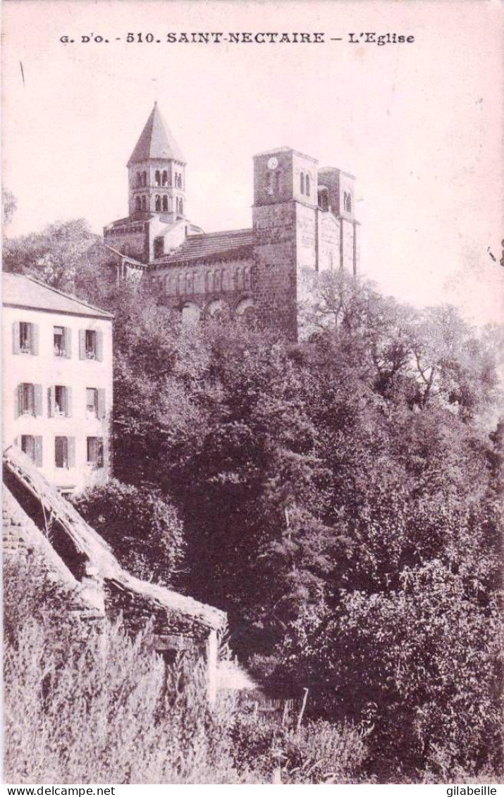 63 - Puy De Dome - SAINT NECTAIRE -  L église - Saint Nectaire