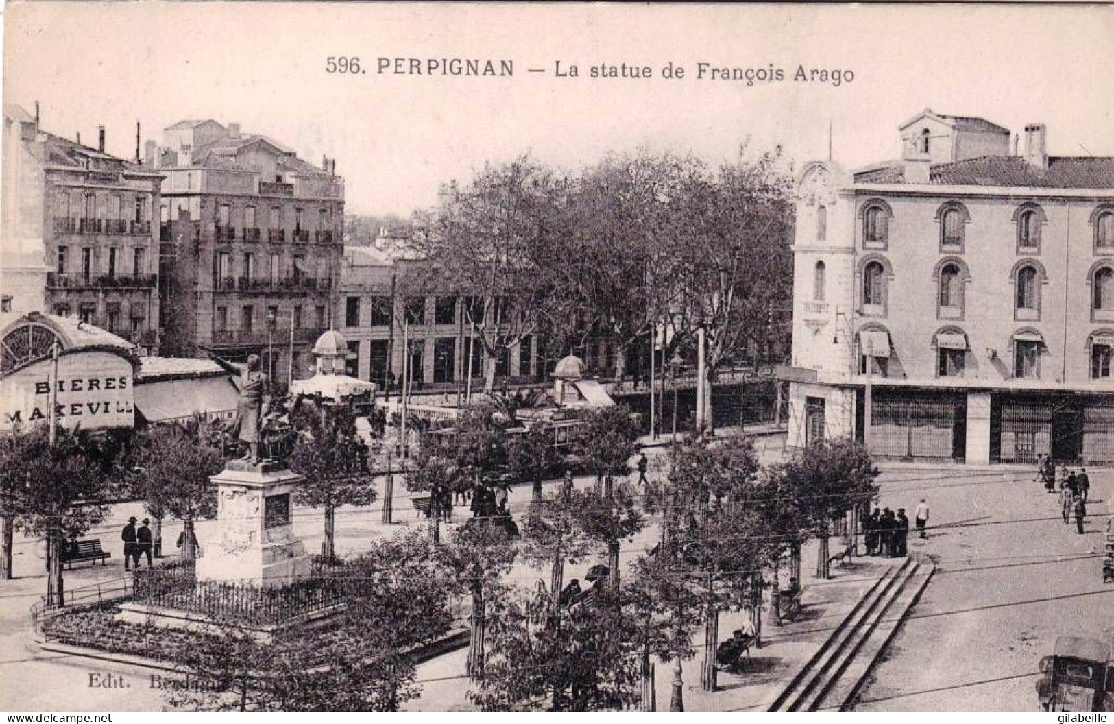 66 - Pyrénées Orientales -   PERPIGNAN -  La Statue De Francois Arago - Perpignan