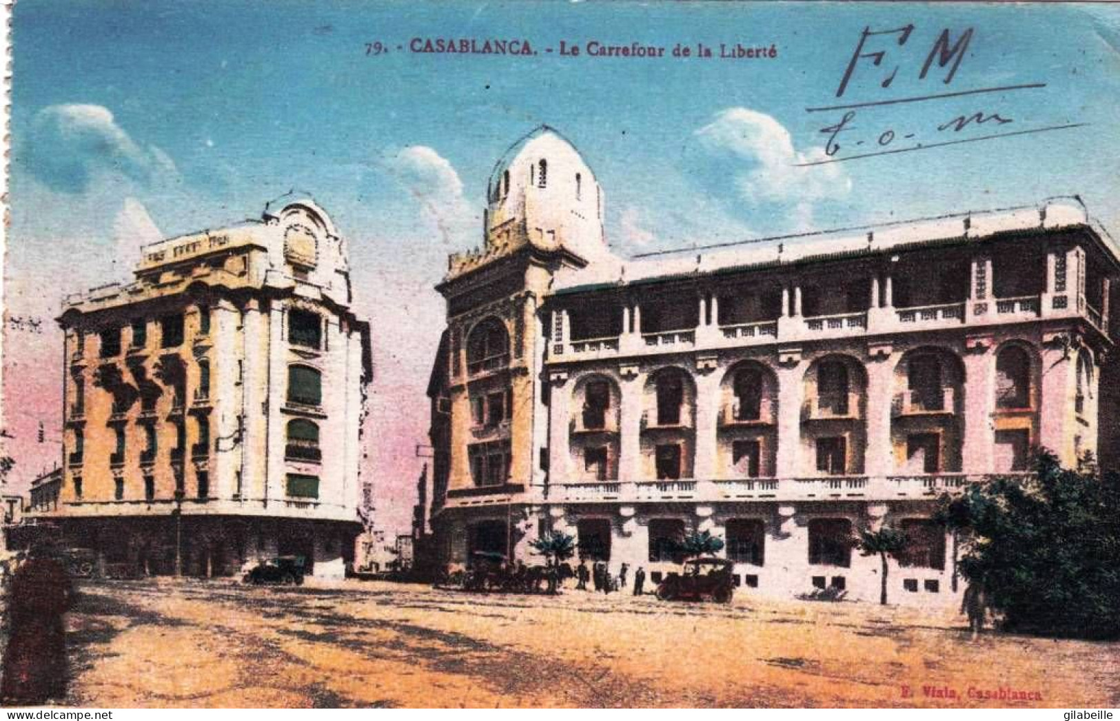 Maroc - CASABLANCA -  Le Carrefour De La Liberté - Casablanca