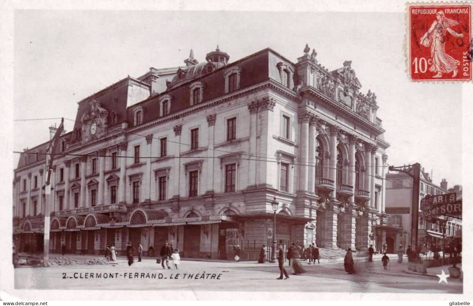 63 - Puy De Dome  -   CLERMONT FERRAND -  Le Theatre - Carte étoile - Clermont Ferrand