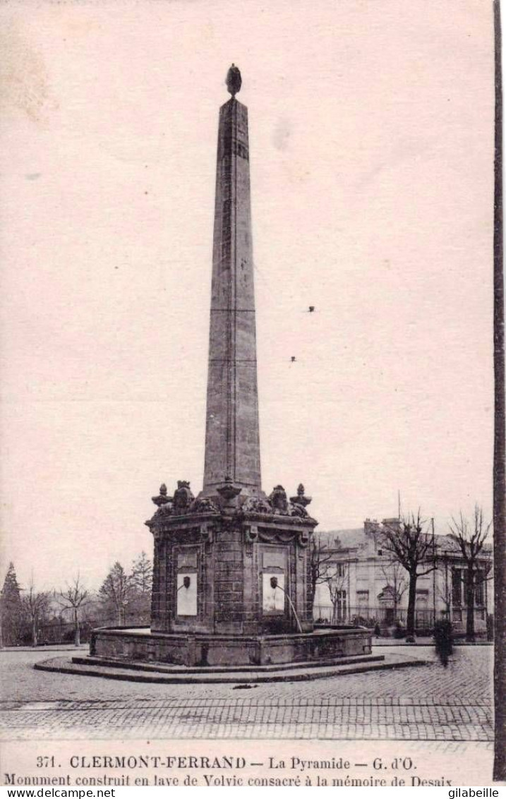 63 - Puy De Dome  -  CLERMONT FERRAND - La Pyramide En Lave De Volvic Consacré A La Mémoire De Desaix - Clermont Ferrand