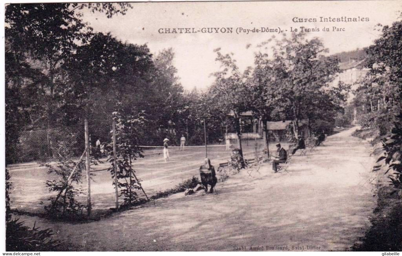63 - Puy De Dome - CHATEL- GUYON ( CHATELGUYON ) - Le Tennis Du Parc - Châtel-Guyon