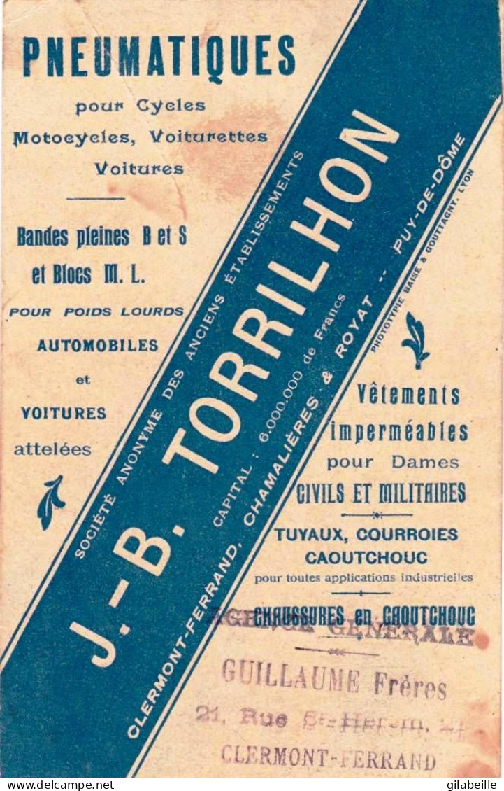 63 - Puy De Dome - CHATEL- GUYON ( CHATELGUYON )  Le Theatre - Au Dos Publicité Pneumatiques - Châtel-Guyon