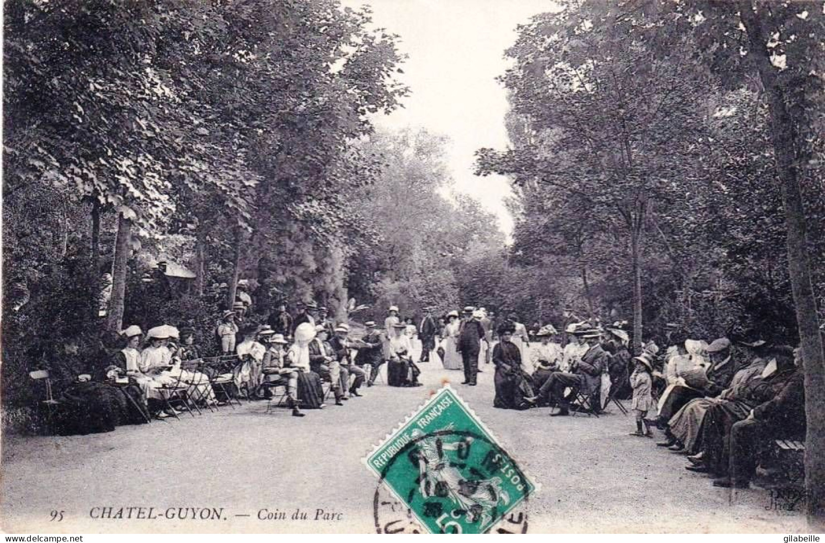 63 - Puy De Dome - CHATEL- GUYON ( CHATELGUYON ) -  Un Coin Du Parc - Châtel-Guyon